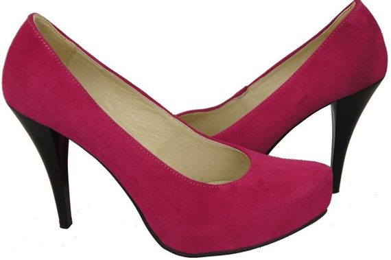 Dámská obuv Fialová přírodní semiš 644 ElitaBut