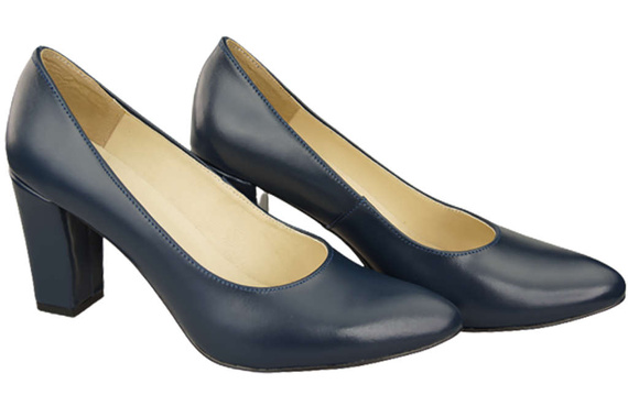 Dámská obuv Navy blue Přírodní kůže 170 ElitaBut