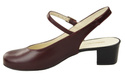 Dámský sandál Maroon Natural Leather 108 ElitaBut