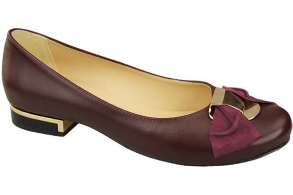 Dámské baleríny Natural Leather 894 ElitaBut