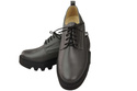 Obuv Dámské šněrovací polobotky Graphite leather Natural 180 ElitaBut