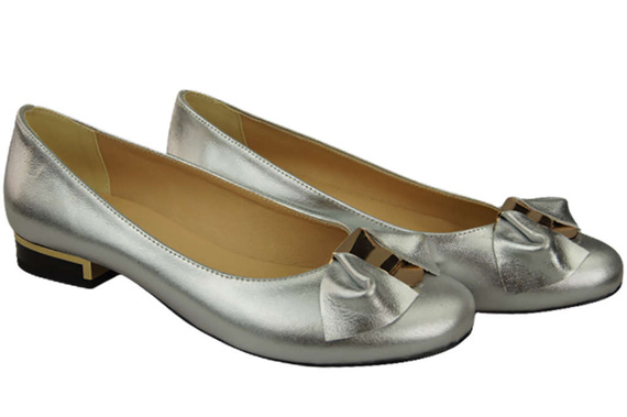 Dámské baleríny z přírodní kůže 894 ElitaBut