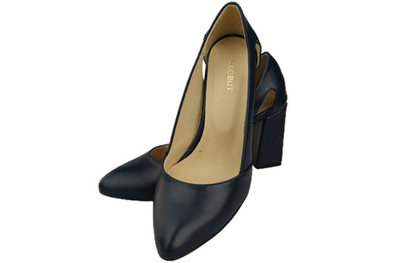 Dámská obuv Navy blue Přírodní kůže 184 ElitaBut