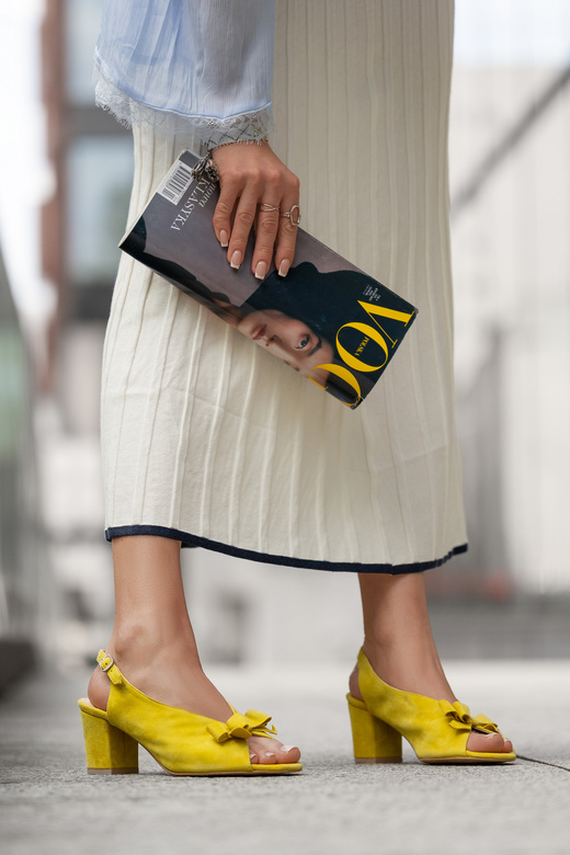 Dámská obuv Lemon Kožené semišové sandály 148 ElitaBut