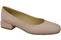 Pohodlné dámské boty Pumpkin Pink Flat Natural Leather 204 ElitaBut