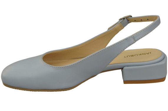 Dámská obuv Sandály Bright Blue Flat Heel Natural Leather 206 ElitaBut