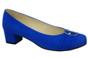 Dámská obuv Azure Natural Leather Suede pumps 135 ElitaBut