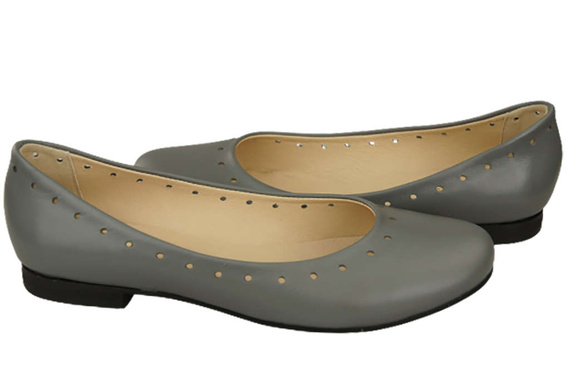 Dámské pohodlné baleríny Ash 162 ElitaBut z přírodní kůže