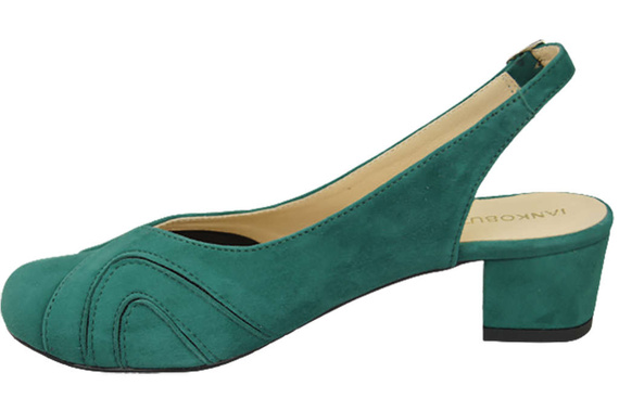 Dámská obuv Přírodní kůže Semišové sandály Malachite 842 Z ElitaBut