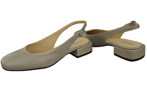 Dámská obuv Sandály Bright Ash Flat Heel Natural Leather 206 ElitaBut