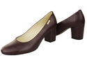 Dámská obuv Maroon Natural Grained Leather 125 ElitaBut