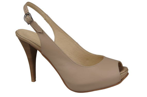 Dámská obuv Sandály z přírodní kůže Cappuccino Lico 912 ElitaBut