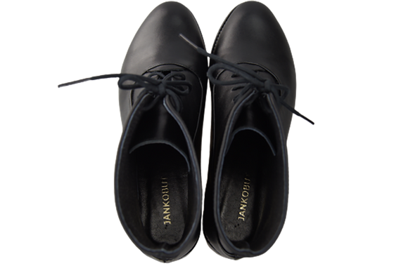 Dámské kozačky černé Jaro/Podzim přírodní kůže 155 L ElitaBut