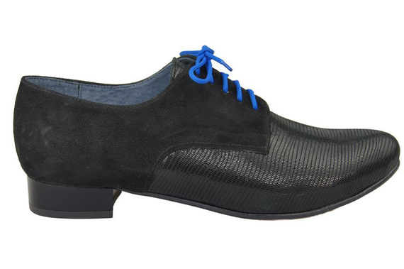 Dámská obuv Šněrovací boty z přírodní kůže Black 959 ElitaBut