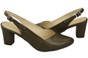Dámská obuv Olive Stiletto Sandály Natural Leather 217 ElitaBut
