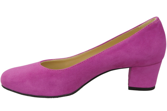 Pohodlná dámská obuv Cyclamen Natural Leather Suede 172 od ElitaBut