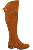 Dámská obuv Red Muskegon Vysoké kozačky nad kolena z přírodní kůže Velour 154 ElitaBut