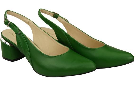 Dámská obuv Sandály Zelená přírodní kůže 196 ElitaBut