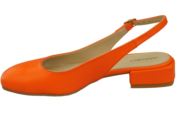 Dámské sandály na plochém podpatku z přírodní kůže 206 ElitaBut