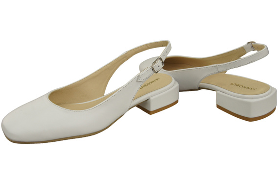 Dámské sandály na plochém podpatku z přírodní kůže 206 ElitaBut