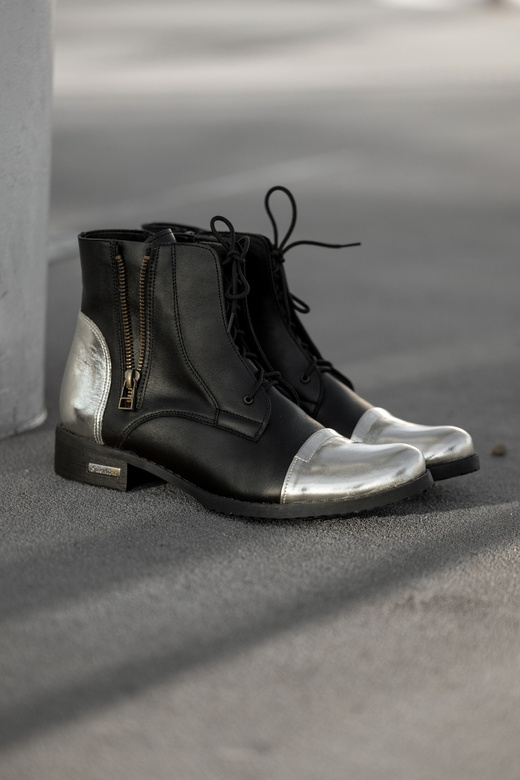 Obuv Dámské kozačky Jaro/Léto přírodní kůže Black Gold 820 L ElitaBut