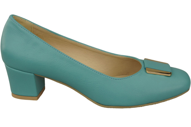 Dámská obuv Natural Leather 187 Turquoise ElitaBut