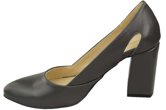 Dámská obuv Graphite pumps Natural leather 184 ElitaBut