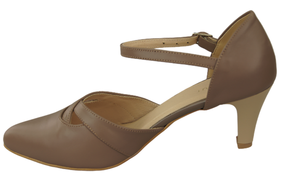 Dámská obuv Sandály Cappuccino Přírodní kůže 151 ElitaBut