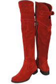 Dámská obuv Red Muskegon Vysoké kozačky nad kolena z přírodní kůže Velour 154 ElitaBut