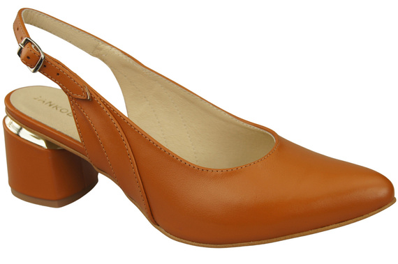 Dámská obuv Červené sandály Přírodní kůže 196 ElitaBut