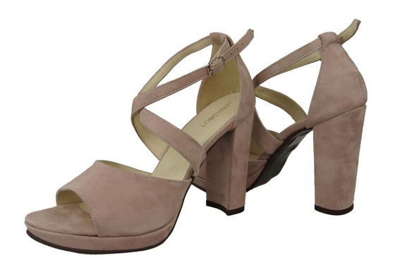 Dámská obuv Sandály Růžová přírodní kůže 114 ElitaBut