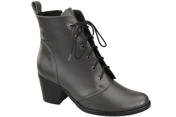 Dámské boty Graphite šněrovací zimní přírodní kůže 188 Z ElitaBut