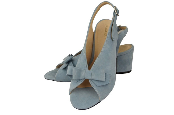 Dámská obuv Sandály Modrá semišová kůže 148 ElitaBut