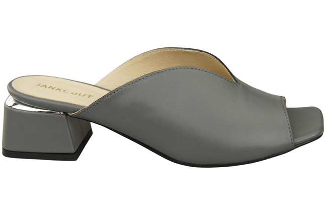 Dámská obuv Žabky na podpatku Ash přírodní kůže 210 ElitaBut