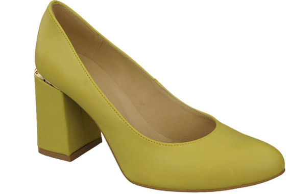 Dámská obuv Lemon leather pumps 179 ElitaBut