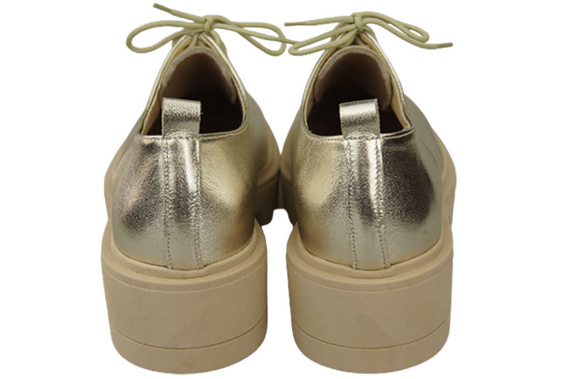 Dámská obuv se šněrováním Obuv Zlatá obuv z přírodní kůže 180 ElitaBut