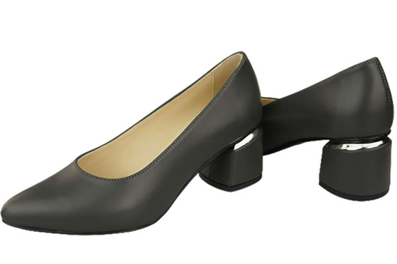 Dámská obuv Graphite pumps Natural leather 143 ElitaBut