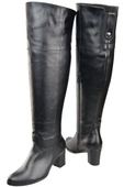 Dámské boty Black Musketeers High over the knee natural leather 190 ElitaBut