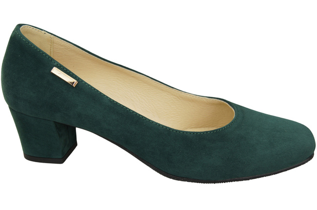 Pohodlná dámská obuv Zelená semišová kůže 172 od ElitaBut