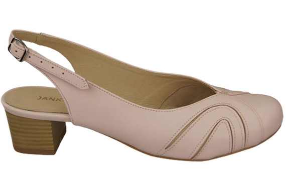 Dámská obuv Sandály z přírodní kůže Powder pink 842 ElitaBut