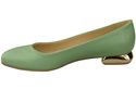 Dámská plochá obuv Mint pumps Ornamental heel Natural leather 209 ElitaBut