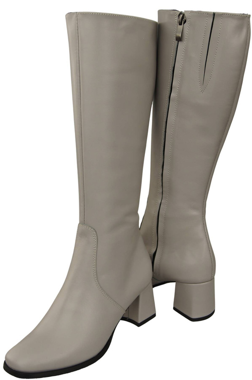 Pohodlné dámské boty Ash Low Heel Natural Leather 212 ElitaBut