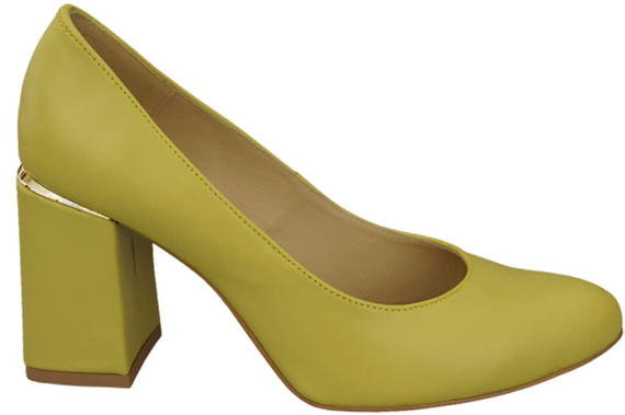 Dámská obuv Lemon leather pumps 179 ElitaBut