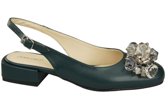 Dámská obuv Malachite Sandály s krystaly Přírodní kůže 215 ElitaBut