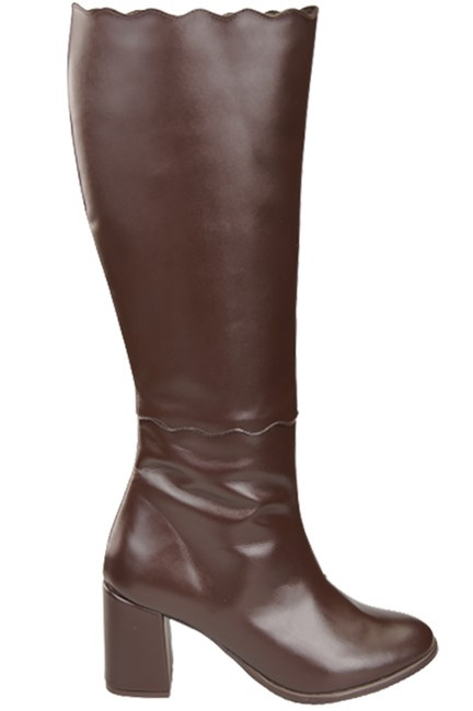 Dámské kozačky Chocolate Classic přírodní kůže 176 ElitaBut