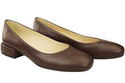 Pohodlné dámské boty Chocolate Flat Leather 204 ElitaBut