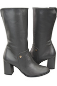 Obuv Dámské kozačky Graphite to Half Calf přírodní kůže 189 ElitaBut