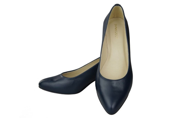 Dámská obuv Navy blue Přírodní kůže 143 ElitaBut