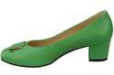 Dámská obuv Natural Leather 187 Lime pumps ElitaBut