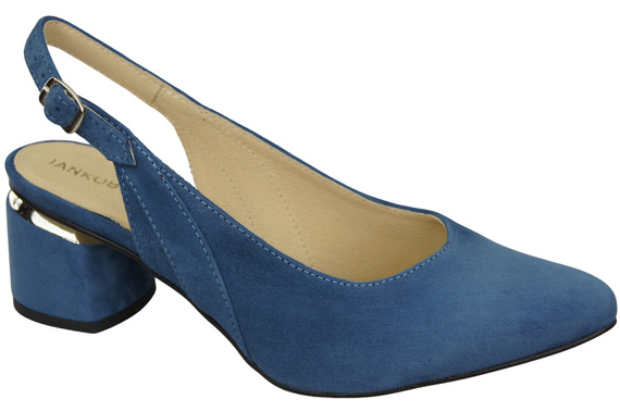 Dámské sandály z přírodní semišové kůže Blue Elegance and Comfort 196 Od ElitaBut